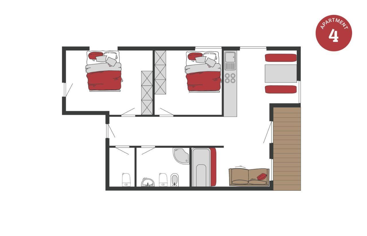 Peil Highend-Basic Apartments San Candido Room photo