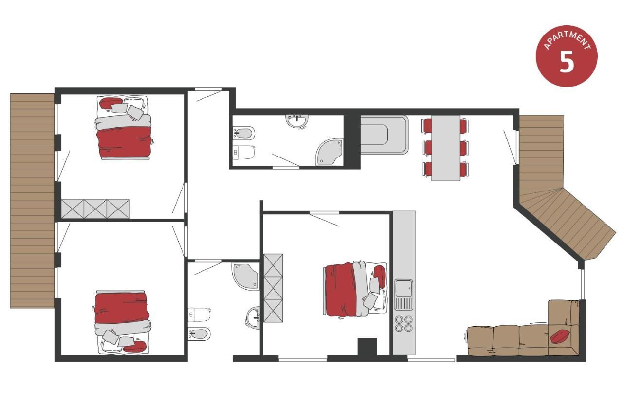 Peil Highend-Basic Apartments San Candido Room photo